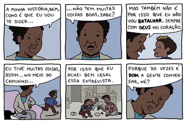 Cena de conflito de personagem de mulher negra de desenho plano e