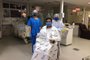 O caxiense Carlos da Silva Borges deixou a UTI do Hospital Virvi Ramos após receber plasma convalescente no tratamento contra a covid-19<!-- NICAID(14528376) -->
