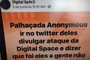 Grupo hacker DigitalSp4c3 criticou rivais do Anonymous em competição sobre vazamento de dados do presidente Bolsonaro<!-- NICAID(14532071) -->