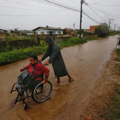  PORTO ALEGRE, RS, BRASIL, 30/06/2020- Alagamentos causados pela chuva em  Porto Alegre. Lami, zona sul . Foto: Lauro Alves  / Agencia RBS<!-- NICAID(14534030) -->
