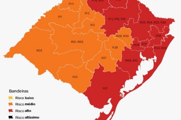 Metade Das Regioes Do Rs Fica Em Bandeira Vermelha Em Mapa Do Distanciamento Controlado Gzh Metade Das Regioes Do Rs Fica Em Bandeira Vermelha Em Mapa Do Distanciamento Controlado Gzh