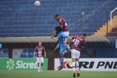  CAXIAS DO SUL, RS, BRASIL (15/03/2020)3a Rodada do Campeonato Gaúcho. Jogo entre Ser Caxias e Novo Hamburgo a portas fechadas no Estádio Centenário. (Antonio Valiente/Agência RBS)<!-- NICAID(14452132) -->