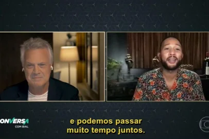 John Legend no Conversa com Bial