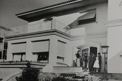Miss Brasil 1954 Martha Rocha, durante sua visita a Caxias do Sul em maio de 1955. Ficou hospedada na mansão de Carlos Caetano Pettinelli e sua família, na Rua Sinimbu, entre a Borges de Medeiros e a Alfredo Chaves.<!-- NICAID(13607340) -->