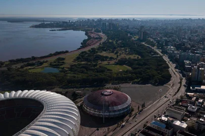  PORTO ALEGRE, RS, BRASIL - Imagens do Gigantinho. Inter está ouvindo três consórios interessados na istração por 20 anos, fotografamos para mostrar as condições do prédio agora, para podermos comparar quando uma empresa assumir e modernizar o local.<!-- NICAID(14542313) -->