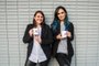 Comunicadoras Maíla Facchini, à esquerda, e Raquel Piegas, à direita, lançam projeto para fortalecer marcas de empreendedoras<!-- NICAID(14544410) -->