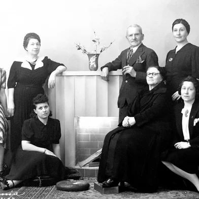  Rodolfo Braghirolli. Memória 112. Fotos gerais de antigamente. na foto, família de Rodolfo Braghirolli. década de 1930.<!-- NICAID(8448822) -->
