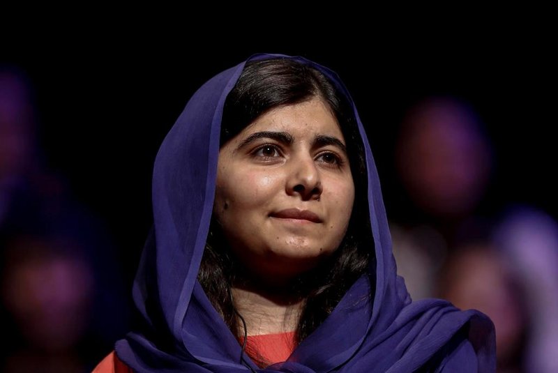  Pakistani activist and Nobel Peace prize laureate Malala Yousafzai attends an event about the importance of education and women empowerment in Sao Paulo, Brazil, on July 9, 2018.The event is promoted by a private bank and the Malala Fund, that aims to build a global movement to ensure girls at least 12 years of schooling. / AFP PHOTO / Miguel SCHINCARIOLEditoria: POLLocal: Sao PauloIndexador: MIGUEL SCHINCARIOLSecao: justice and rightsFonte: AFPFotógrafo: STR<!-- NICAID(13642522) -->