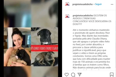 Reprodução de post do Instagram