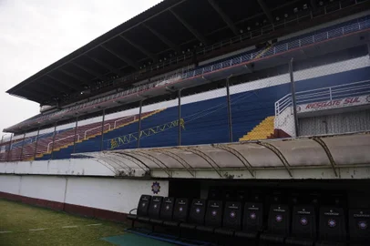  CAXIAS DO SUL, RS, BRASIL (15/03/2020)3a Rodada do Campeonato Gaúcho. Jogo entre Ser Caxias e Novo Hamburgo a portas fechadas no Estádio Centenário. (Antonio Valiente/Agência RBS)<!-- NICAID(14451991) -->