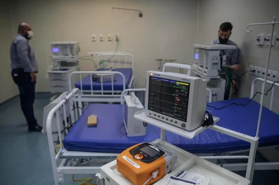 GUAÍBA, RS, BRASIL - 2020.07.20 - O Hospital Berço Farroupilha terá inicialmente 40 leitos, sendo 10 UTIs e 30 leitos clínicos. Todos os leitos serão usados para casos de coronavírus, porém, depois que passar a pandemia, os leitos serão automaticamente utilizados para qualquer tipo de enfermidade. O hospital será de baixa e média complexidades. (Foto: ANDRÉ ÁVILA/ Agência RBS)Indexador: Andre Avila<!-- NICAID(14548987) -->