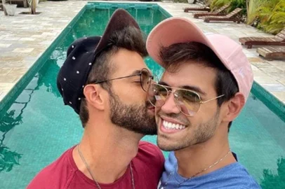 Matheus Magalhães e Leo Lacerda, participantes do De férias com o ex brasil - 6 temporada<!-- NICAID(14552501) -->