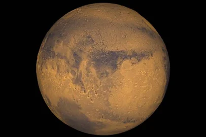 Imagem divulgada pela Nasa mostra a cor verdadeira de Marte<!-- NICAID(11712942) -->