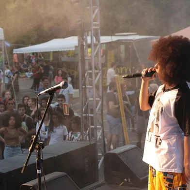 Slam das Manas no encerramento do Festival Música de Rua, em Caxias do Sul<!-- NICAID(14065995) -->
