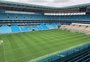 FOTO: veja como está o gramado da Arena para receber Grêmio x Novo Hamburgo