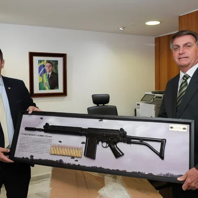 Tenente coronel zucco e Jair Bolsonaro<!-- NICAID(14559859) -->