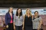 Vereadoras de Caxias do Sul, da esquerda para a direita: Tatiane Frizzo (PSDB), Denise Pessôa (PT), Paula Ioris (PSDB), Gladis Frizzo (MDB). A foto foi feita em 2019.<!-- NICAID(14559845) -->