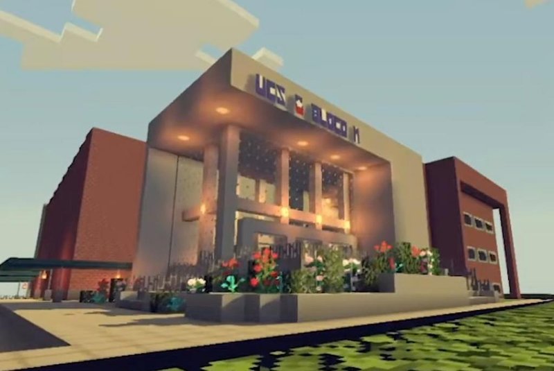 Estudante do Cetec Diego Dall¿Agno reconstrói UCS Teatro no jogo Minecraft<!-- NICAID(14560654) -->