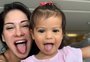 Mayra Cardi posta reação da babá da filha ao ganhar uma casa de presente