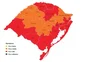 Mapa do distanciamento controlado tem 12 áreas sob bandeira vermelha