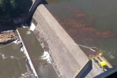 Segunda etapa de detonações em barragem com infiltração na Serra está programada para segunda-feira<!-- NICAID(14563977) -->