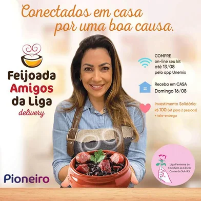 Feijoada Amigos da Liga será em formato delivery <!-- NICAID(14564425) -->