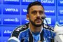 RS - FUTEBOL/APRESENTACAO GREMIO  - ESPORTES - Grêmio apresenta o meio campista Robinho como reforÃ§o para a temporada 2020. FOTO: LUCAS UEBEL/GREMIO FBPA<!-- NICAID(14567898) -->