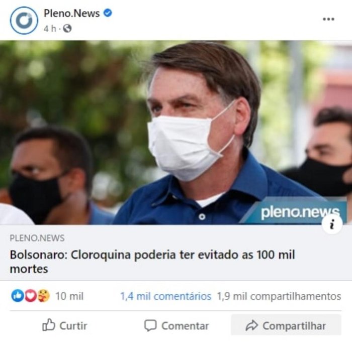 Reprodução / Projeto Comprova