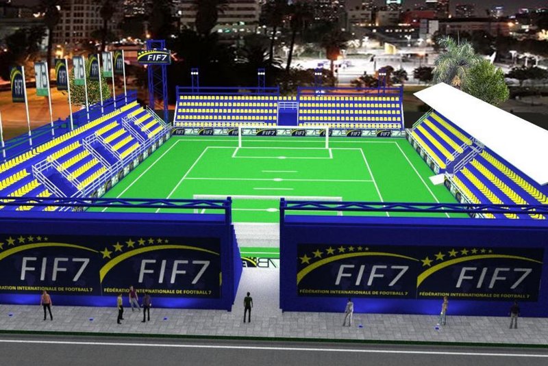 Arena que será montada no centro esportivo do Rodrigo Mendes para a Liga das Américas, em dezembro<!-- NICAID(14572934) -->