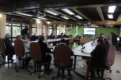Sessão da Câmara de Vereadores de Caxias do Sul<!-- NICAID(14573495) -->