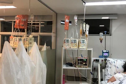  As transfusões ocorrem pela parceria entre o Hospital Virvi Ramos e o Hemocentro<!-- NICAID(14574126) -->