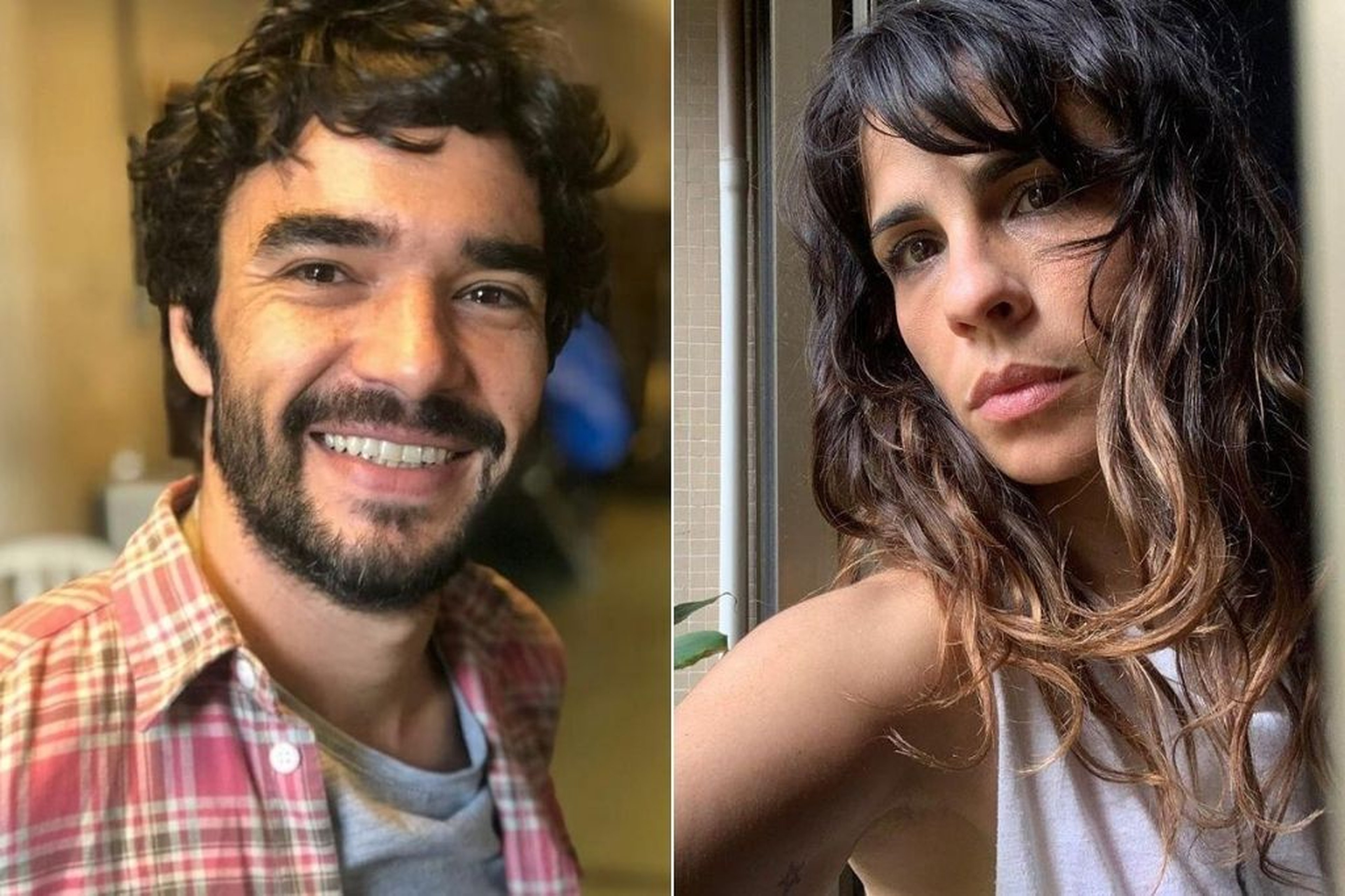Caio Blat e Maria Ribeiro Instagram/Reprodução