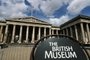 Fachada do Museu Britânico de Londres<!-- NICAID(14575823) -->