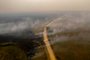  Aerial view showing a fire at the Transpantaneira park road in the Pantanal wetlands, Mato Grosso state, Brazil, on September 14, 2020. - The Pantanal, a region famous for its wildlife, is suffering its worst fires in more than 47 years, destroying vast areas of vegetation and causing death of animals caught in the fire or smoke. (Photo by MAURO PIMENTEL / AFP)Editoria: DISLocal: PantanalIndexador: MAURO PIMENTELSecao: fireFonte: AFPFotógrafo: STF<!-- NICAID(14593252) -->