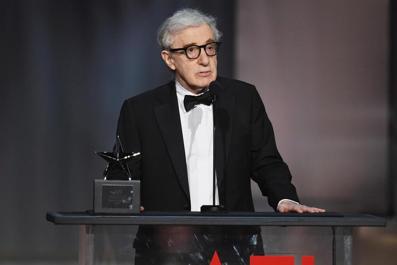 (FILES) In this file photo taken on June 7, 2017 US director-actor Woody Allen speaks onstage during American Film Institutes 45th Life Achievement Award Gala Tribute to Diane Keaton at Dolby Theatre in Hollywood, California.American filmmaker Woody Allen has backed the #MeToo movement against sexual harassment and said he would have been a poster boy for the cause if he hadnt been unfairly maligned. It is a good thing they are exposing them, Allen told Argentinas Canal 13 television network. / AFP PHOTO / GETTY IMAGES NORTH AMERICA / <!-- NICAID(13583476) -->