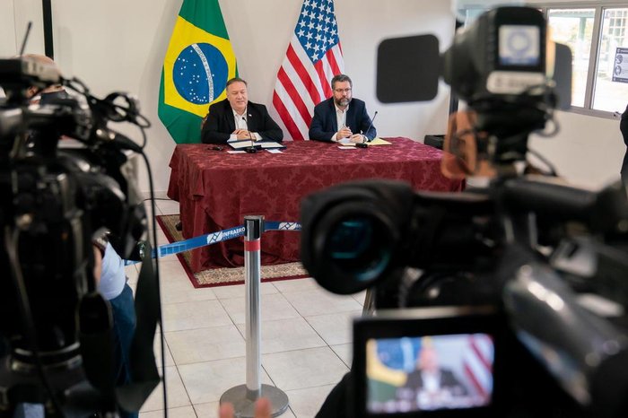Twitter @SecPompeo / Reprodução