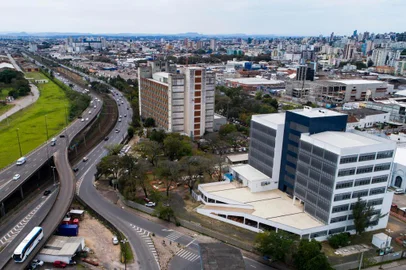  PORTO ALEGRE, RS, BRASIL, 29-09-2020: Instalacoes do novo predio do IGP (Instituto-Geral de Pericias), na regiao central de Porto Alegre, ao lado da Secretaria de Seguranca Publica do RS. (Foto: Mateus Bruxel / Agencia RBS)<!-- NICAID(14604277) -->