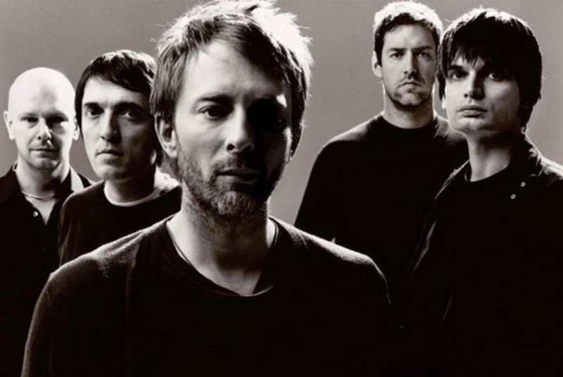 Foto da banda inglesa Radiohead.<!-- NICAID(6782102) -->