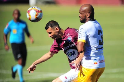  CAXIAS DO SUL, RS, BRASIL, 18/10/2020. Caxias x Novorizontino, jogo válido pela sétima rodada do Campeonato Brasileiro 2020, Grupo 8. Jogo realizado no estádio Centenário. (Porthus Junior/Agência RBS)<!-- NICAID(14619651) -->