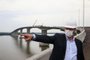  PORTO ALEGRE, RS, BRASIL - 2020.10.26 - Ministro Tarcísio Gomes visita obras da nova Ponte. (Foto: ANDRÉ ÁVILA/ Agência RBS)Indexador: Andre Avila<!-- NICAID(14626497) -->