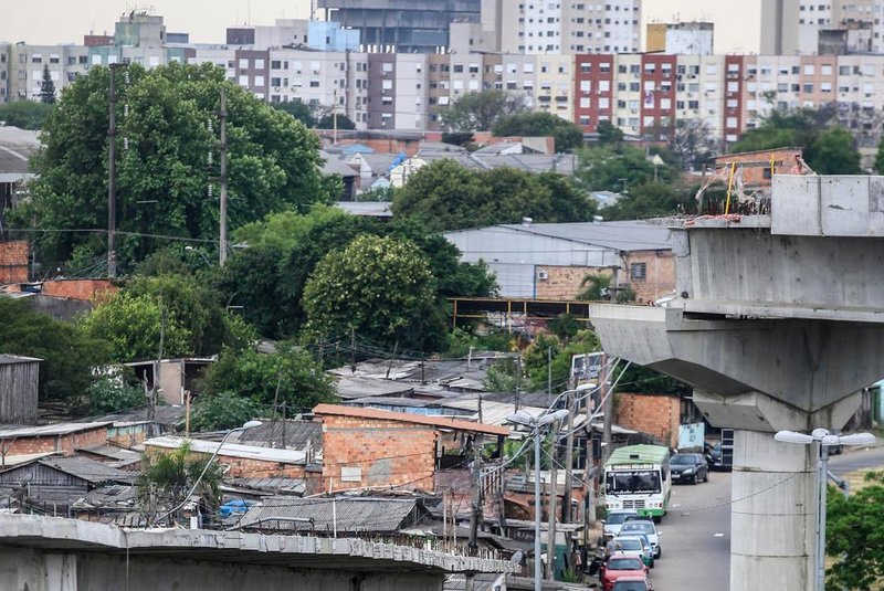  PORTO ALEGRE, RS, BRASIL - 2020.10.26 - Ministro Tarcísio Gomes visita obras da nova Ponte. (Foto: ANDRÉ ÁVILA/ Agência RBS)Indexador: Andre Avila<!-- NICAID(14626471) -->