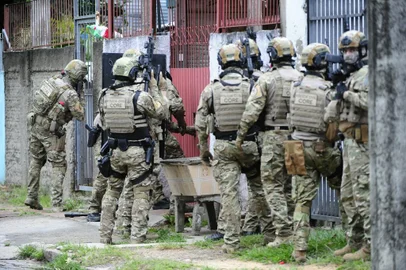  PORTO ALEGRE, RS, BRASIL,29/10/2020-Operação combate facção que cometia crimes no campo para capitalizar o tráfico de drogas. Foto: Ronaldo Bernardi / Agencia RBS<!-- NICAID(14628631) -->