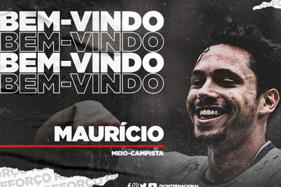 futebol, inter, maurício, meia