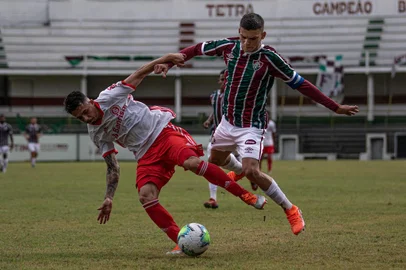  Rio de Janeiro - 01/11/2020 - Laranjeiras.Fluminense enfrenta o Internacional esta tarde em Laranjeiras pela 9ª rodada do Campeonato Brasileiro sub20 2020.FOTOS: LUIS MIGUEL FERREIRA/ FLUMINENSE F.C.<!-- NICAID(14631592) -->