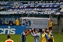  PORTO ALEGRE, RS, BRASIL - 02.11.2020 - O Grêmio recebe o Bragantino na Arena, em Porto Alegre, pela 19ª rodada do Brasileirão. (Foto: Félix Zucco/Agencia RBS)<!-- NICAID(14632748) -->