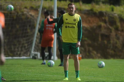  CAXIAS DO SUL, RS, BRASIL, 03/11/2020 - Juventude treina no seu CT antes de enfrentar op Grêmio pelo campeonato brasileiro.  (Marcelo Casagrande/Agência RBS)<!-- NICAID(14633987) -->