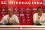 Presidente do Inter, Marcelo Medeiros, concede entrevista coletiva e confirma a saída do Eduardo Coudet<!-- NICAID(14638717) -->