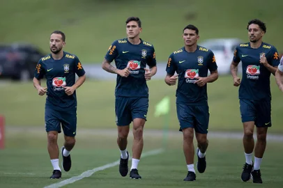 Primeiro treino da Seleção Brasileira na Granja Comary antes da partida contra a Venezuela. Lucas Figueiredo/CBFIndexador: Lucas Figueiredo/CBF<!-- NICAID(14638819) -->