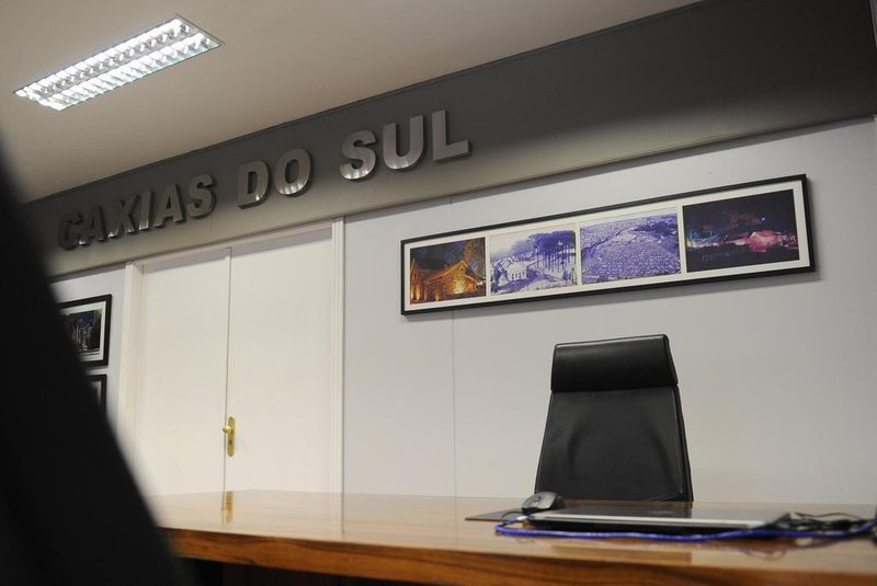  CAXIAS DO SUL, RS, BRASIL, 08/10/2020 - Gabinete do prefeito. (Marcelo Casagrande/Agência RBS)<!-- NICAID(14612571) -->