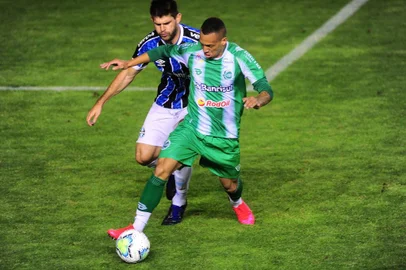  CAXIAS DO SUL, RS, BRASIL, 05/11/2020. Juventude x Grêmio, jogo da volta das oitavas de final da Copa do Brasil 2020 e realizado no estádio Alfredo Jaconi. (Porthus Junior/Agência RBS)<!-- NICAID(14636130) -->